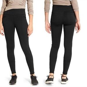 Athleta Black Metro Leggings w Four Pockets